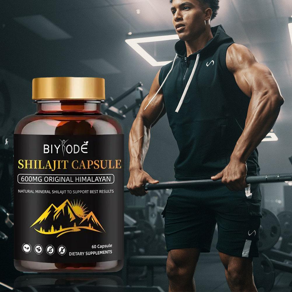 Shilajit | Estratto puro al 100% | 60 capsule 600mg ORIGINALE HIMALAYAN