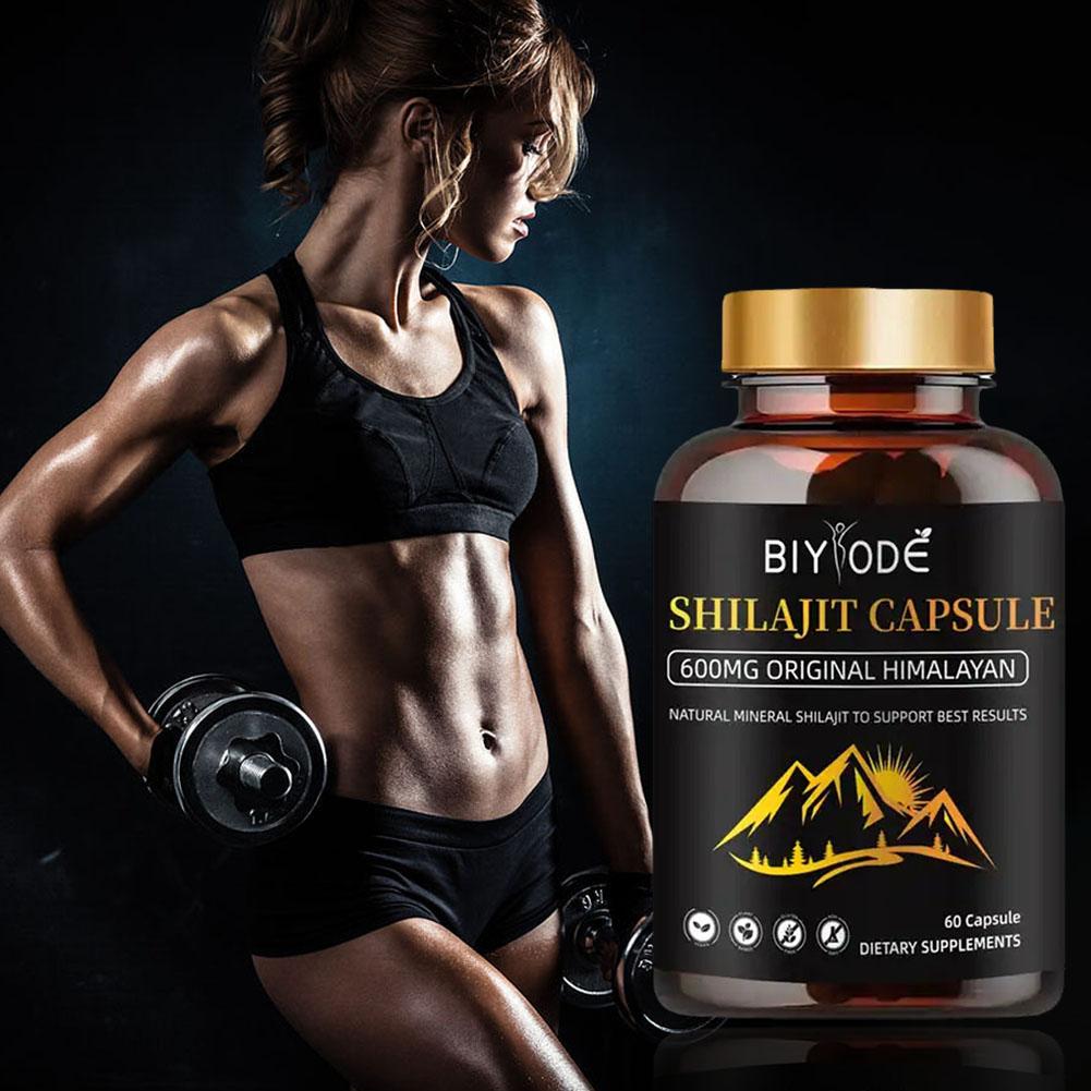 Shilajit | Estratto puro al 100% | 60 capsule 600mg ORIGINALE HIMALAYAN