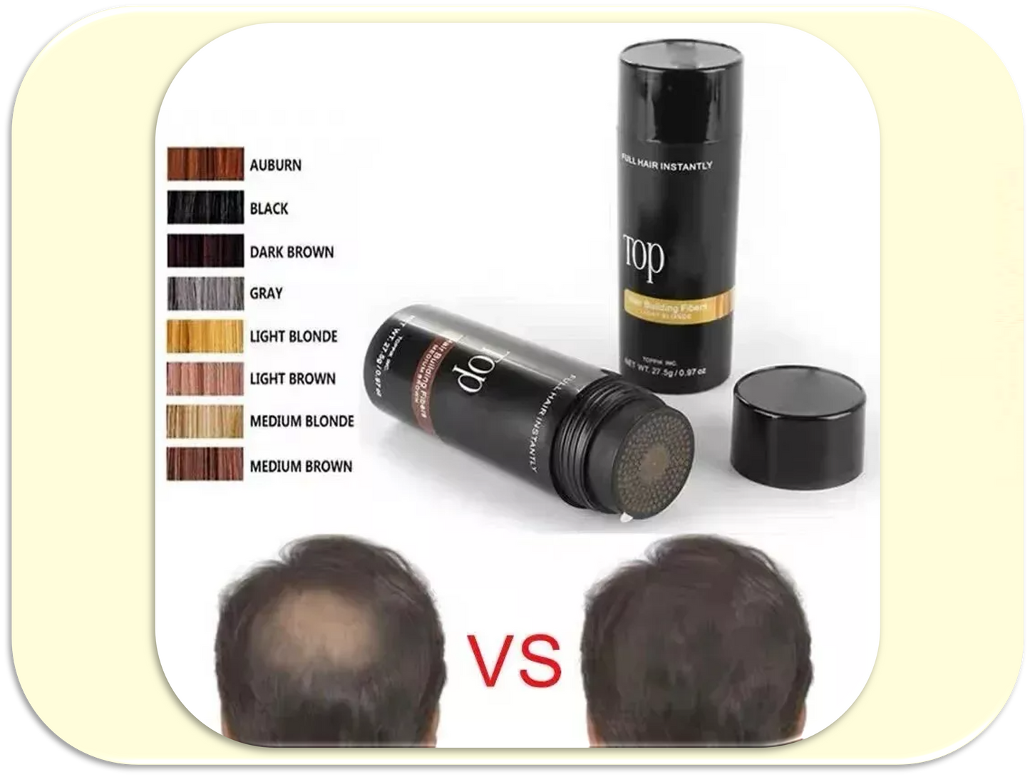 Hair Building Fibers, Microfibre per anti diradamento Calvizie--27,5GR--