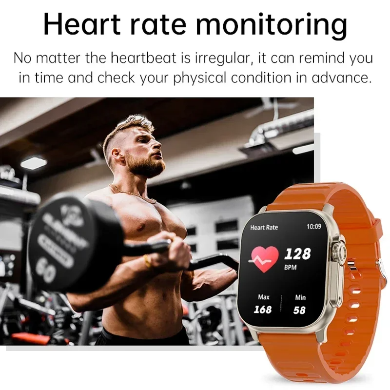 Smartwatch : Astuto, NFC, 49 mm per Uomini e Donne - NERO- - GCStore360