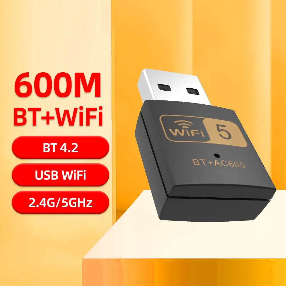 Chiavetta Wifi Dual Band Usb Wireless Per Pc: Adattatore Usb Dongle Wi - Foto 6