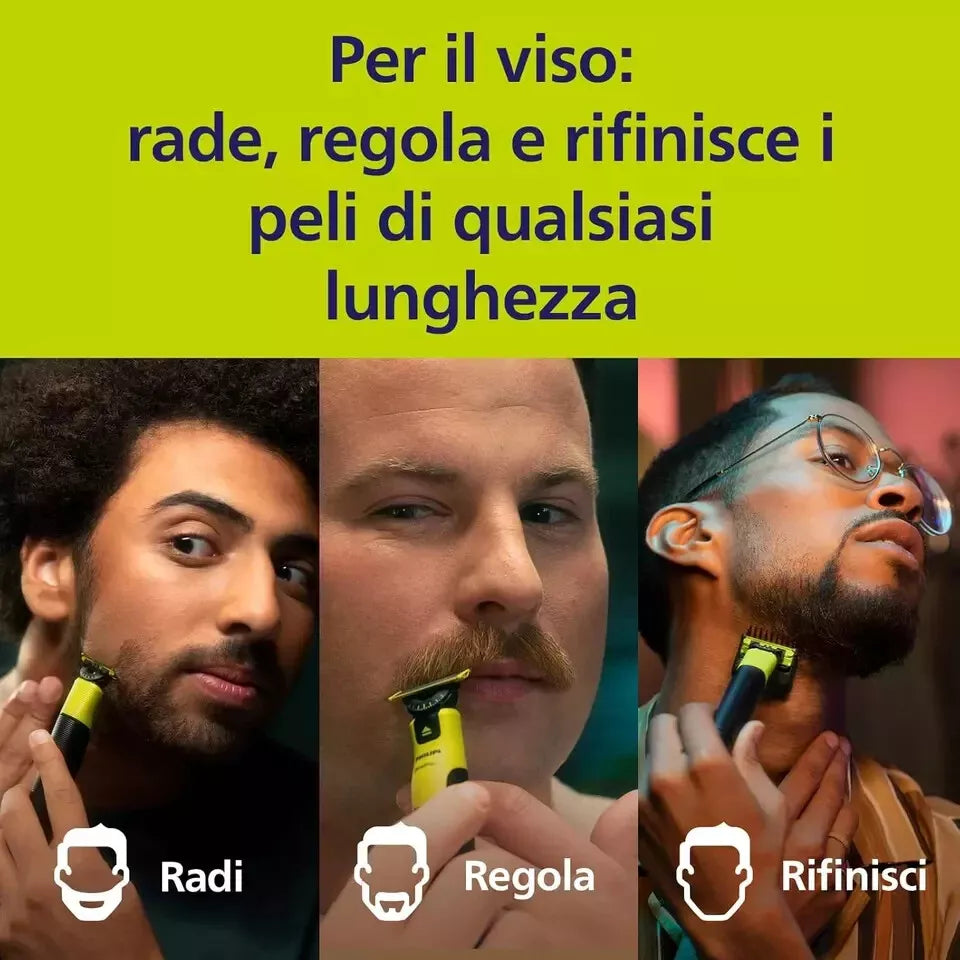 OneBlade 360 Autentici Lame di ricambio per rasoio elettrico ( 4 LAME )
