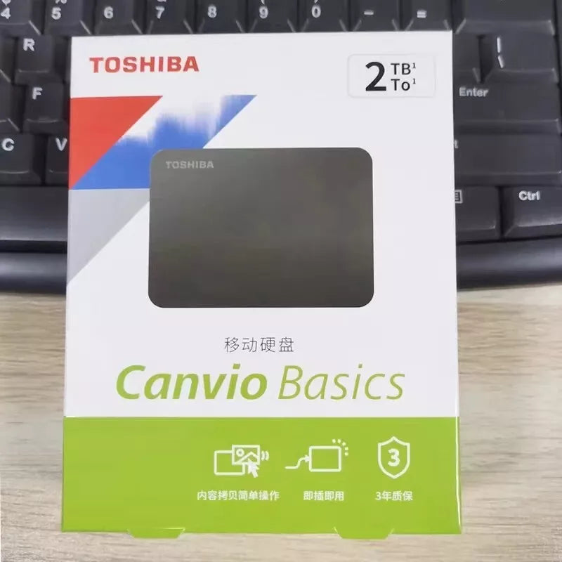 HD HARD DISK ESTERNO 1TB TOSHIBA 2.5 1TB USB 3.0 CANVIO NERO HDTB510EK3AA 1000GB