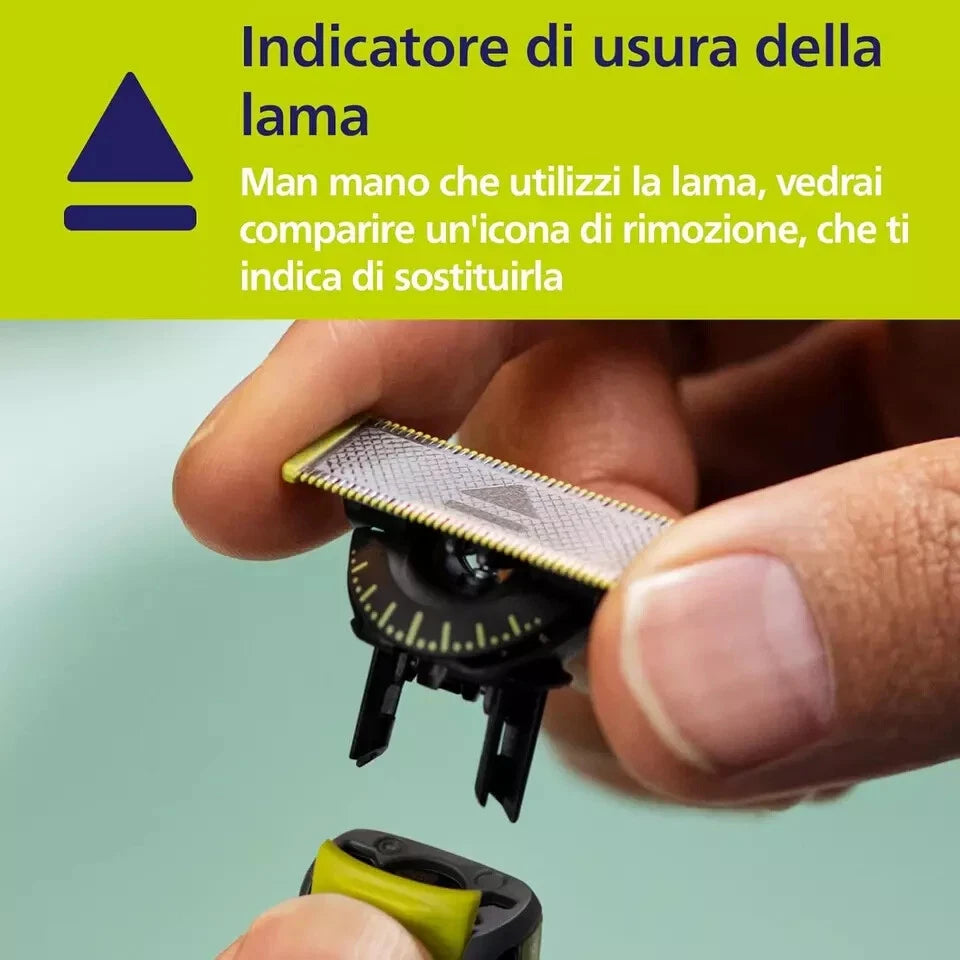 OneBlade 360 Autentici Lame di ricambio per rasoio elettrico ( 4 LAME )