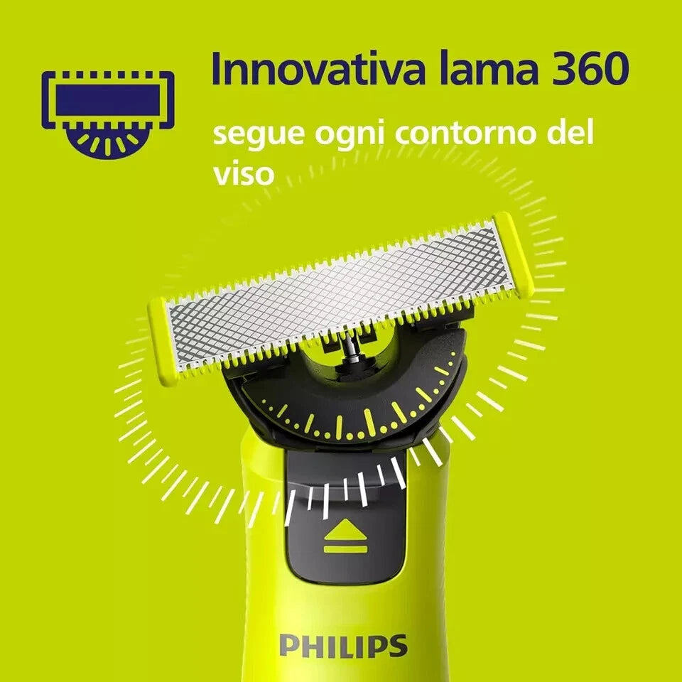 OneBlade 360 Autentici Lame di ricambio per rasoio elettrico ( 4 LAME )