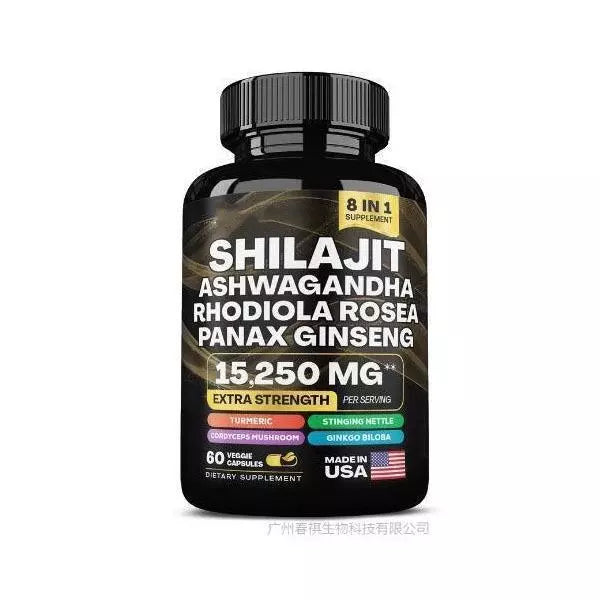 Shilajit--Multivitaminico al muschio marino e combinazione energetica--COMPRESSE