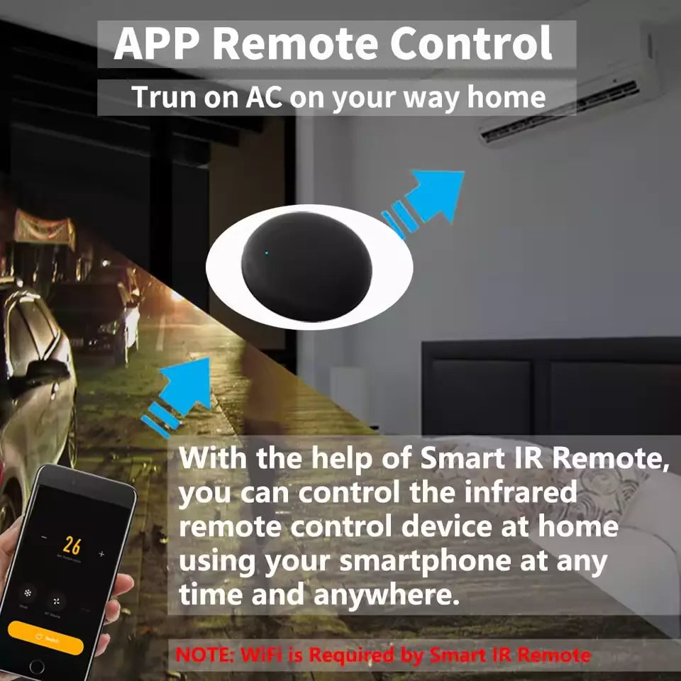 Telecomando Wifi IR Smart Remote TV Controller funziona Tuya Alexa Google home !