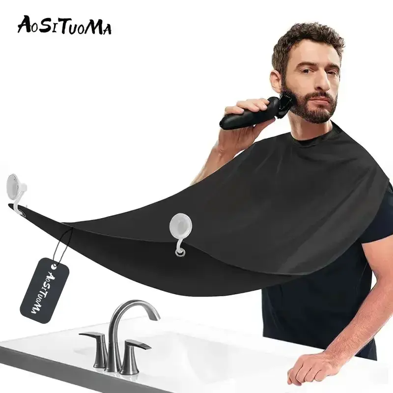 Grembiule da Barba Professionale Impermeabile Telo per Barba Capelli con Ventose - GCStore360