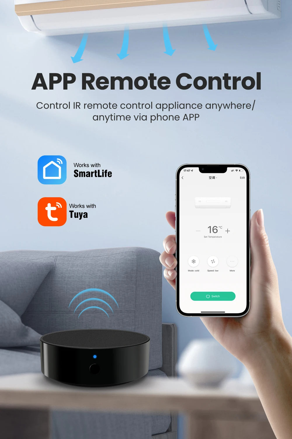 Tuya-Telecomando Smart Home WiFi universale-Alexa-Comandi da remoto-Domotica - GCStore360