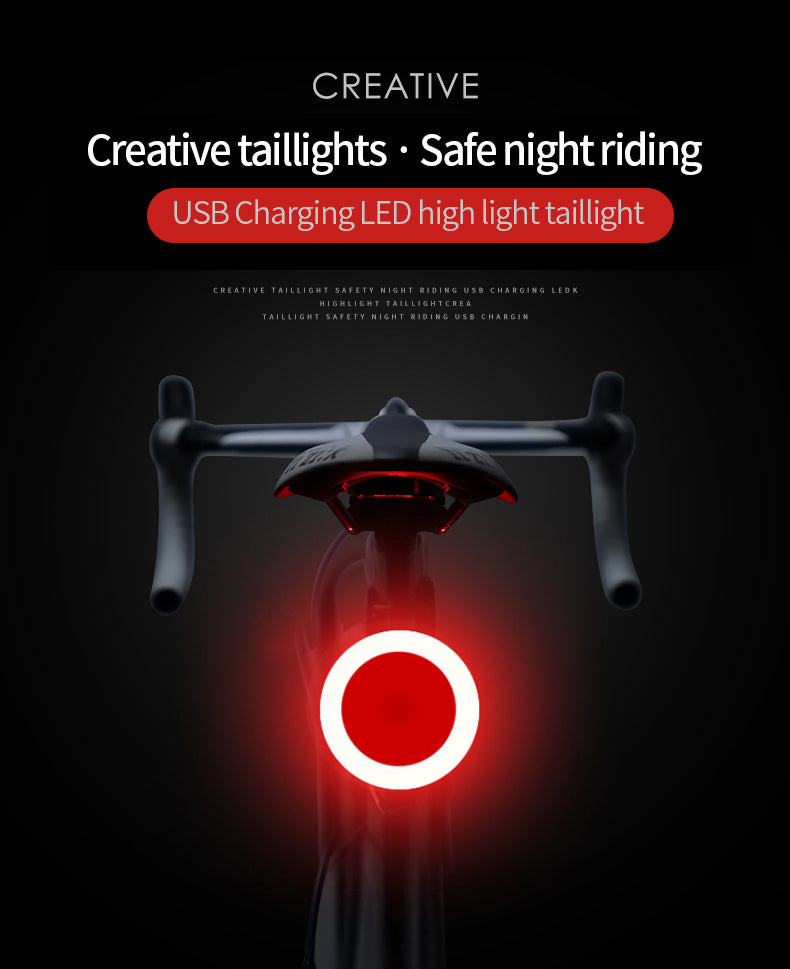 LUCE POSTERIORE USB RICARICABILE PER BICICLETTA FANALE POSTERIORE IMPERMEABILE - GCStore360