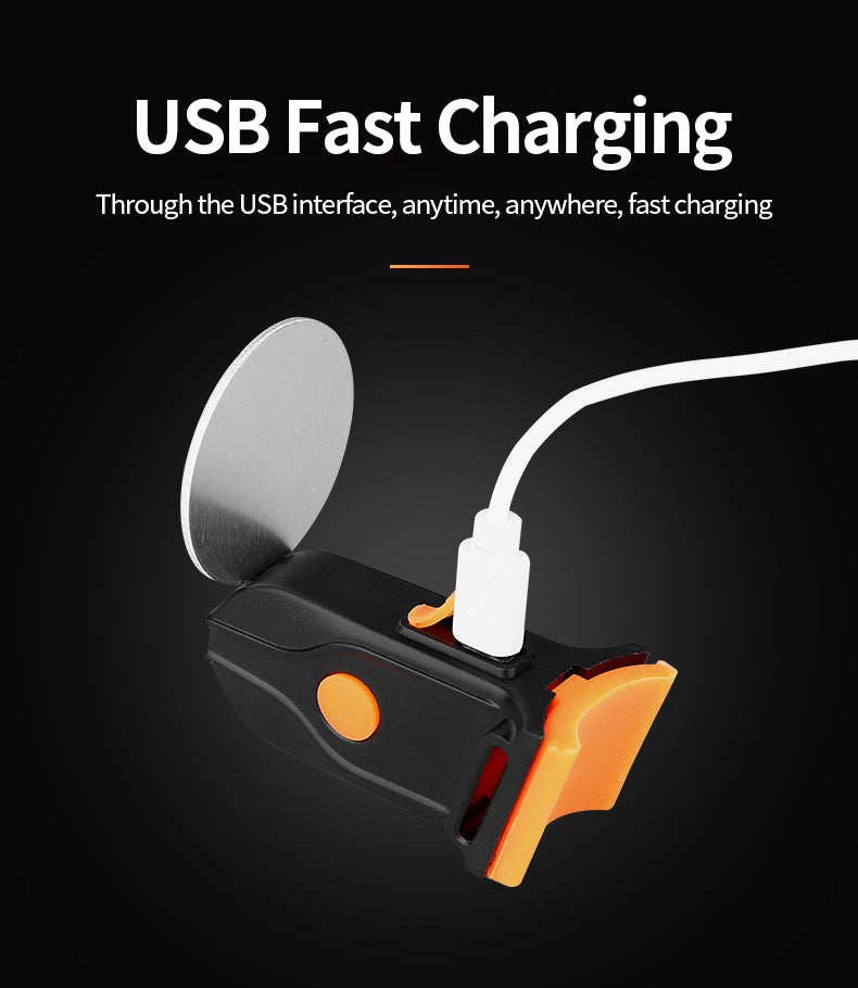 LUCE POSTERIORE USB RICARICABILE PER BICICLETTA FANALE POSTERIORE IMPERMEABILE - GCStore360