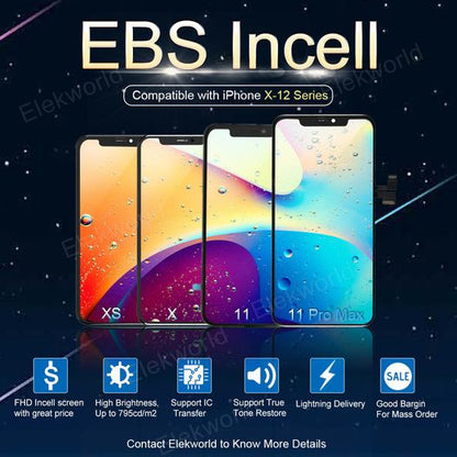 DISPLAY LCD INCELL PARI ORIGINALE PER APPLE IPHONE 11 TOUCH SCREEN SCHERMO VETRO